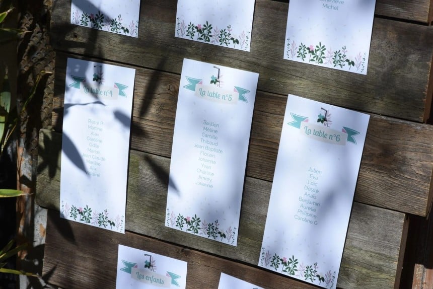 Comment décorer ses tables de mariage soi-même ? | Avery